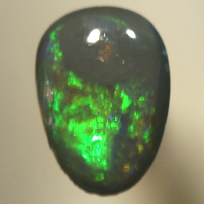 SOLID BLACK OPAL Neon green fire